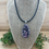 Thumbnail: Rhodonite Teardrop Leather Choker
