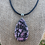 Thumbnail: Rhodonite Teardrop Leather Choker