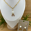 Thumbnail: Gold Horn Necklace Set