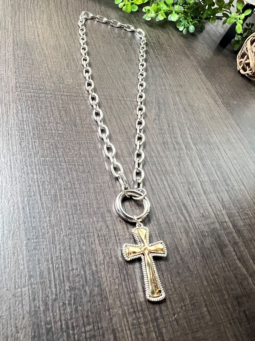 Thumbnail: Reversible Cross Necklace