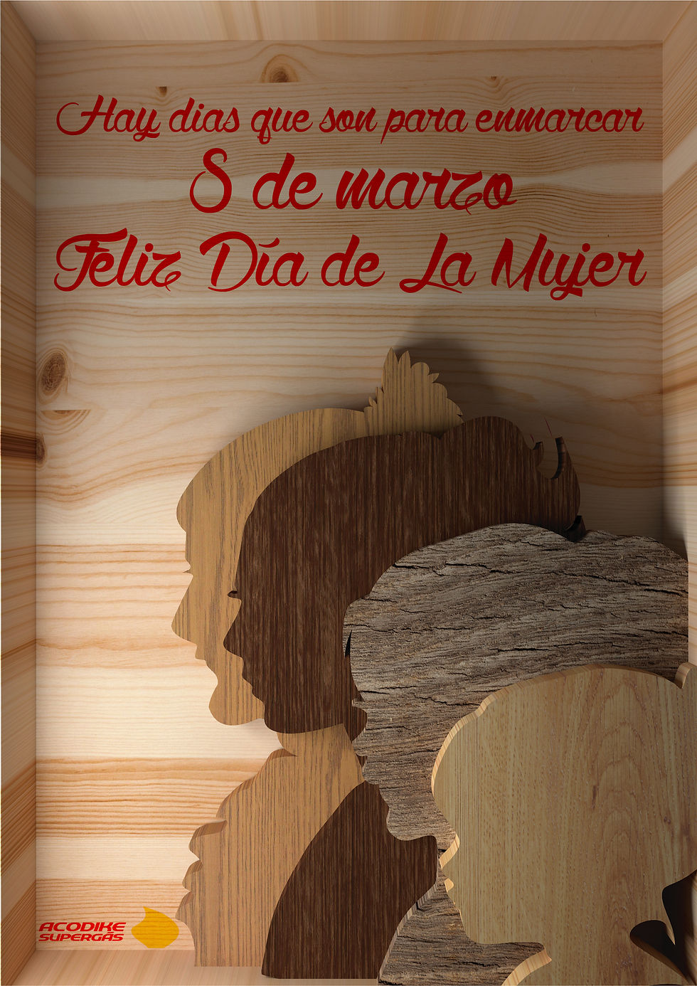Dia de la mujer madera