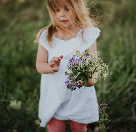 My daughter and I often search for wildflowers in the summertime and take them home to enj