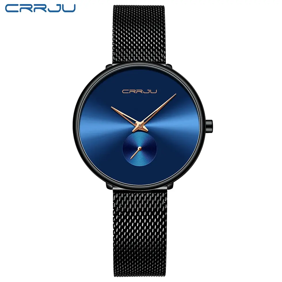 Thumbnail: CRRJU Fashion Women Waterproof Quartz watch