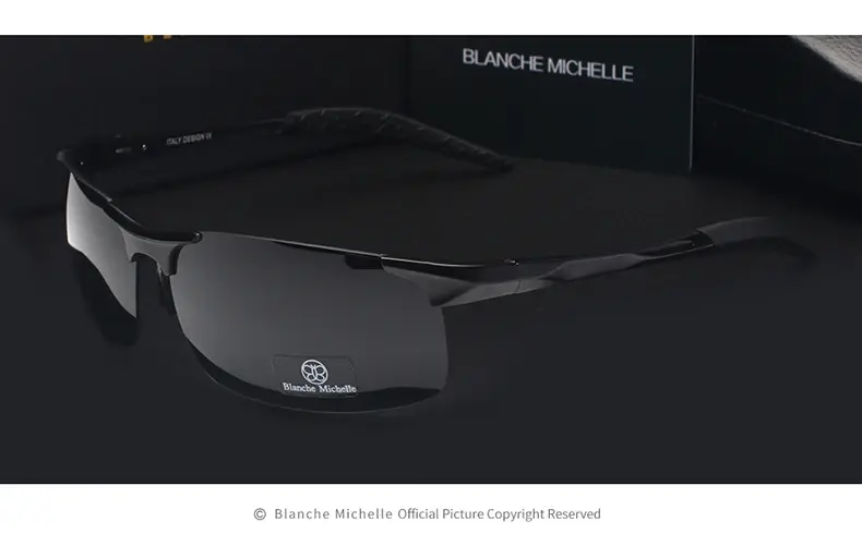 Thumbnail: High Quality Ultra-Light Aluminum Magnesium Sport Sunglasses