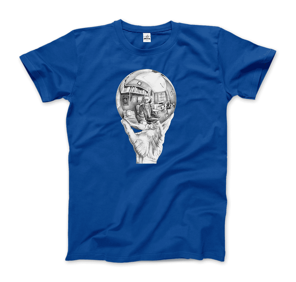 Thumbnail: M.C. Escher Hand With Reflective Globe T-Shirt