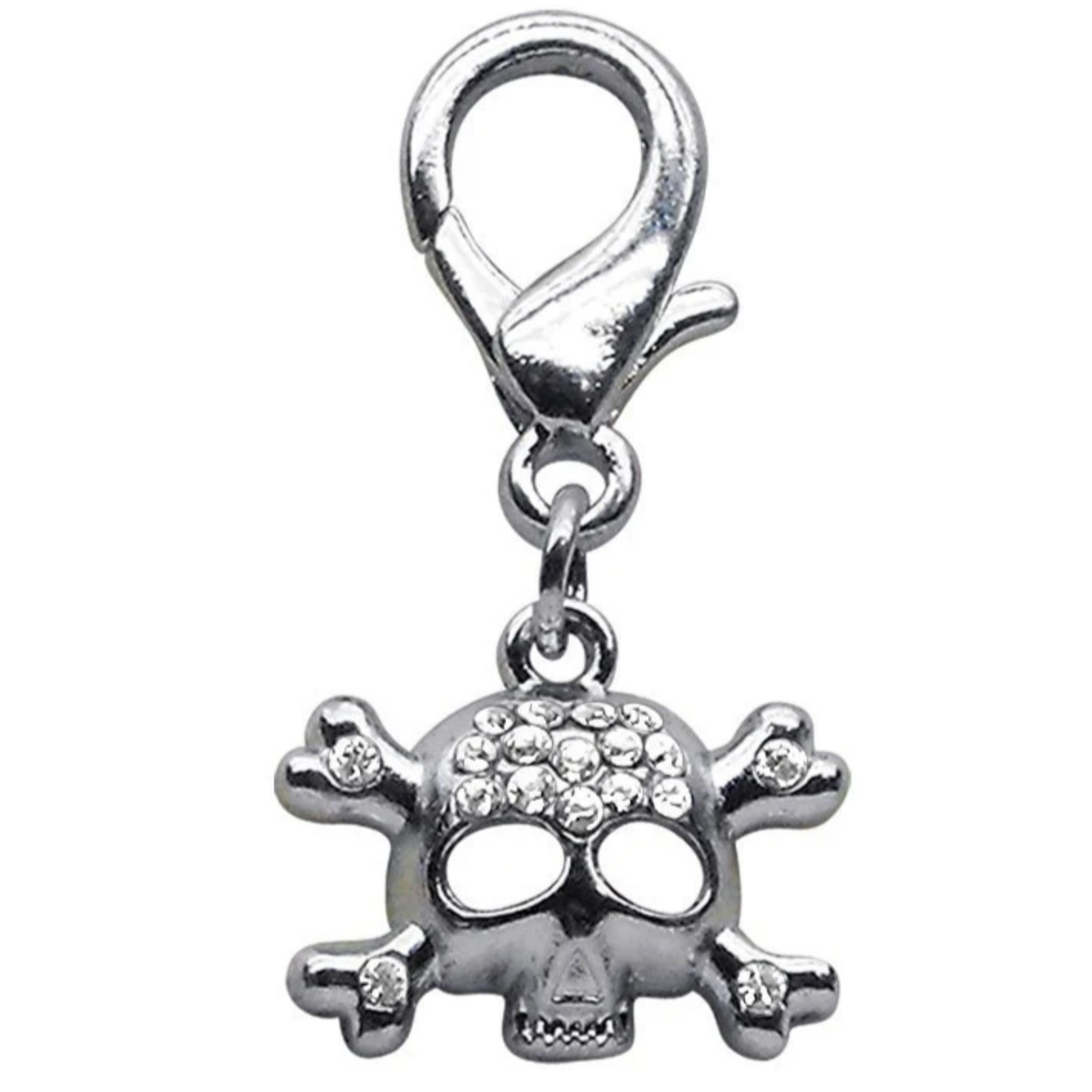Lobster Claw Skull Charm