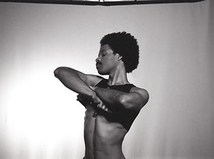 ABTony recreating a pose from Prince "Parade" album photoshoot