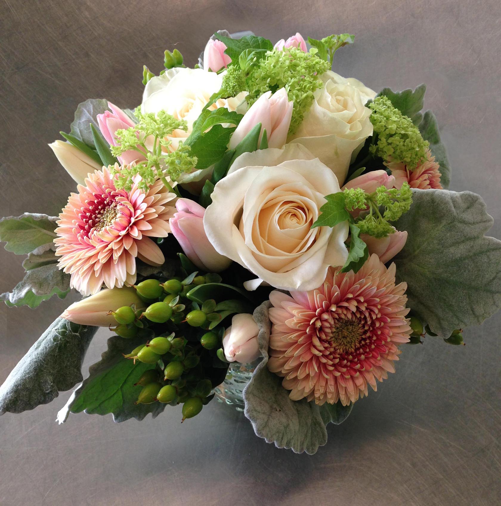 Pink and Green Pastels