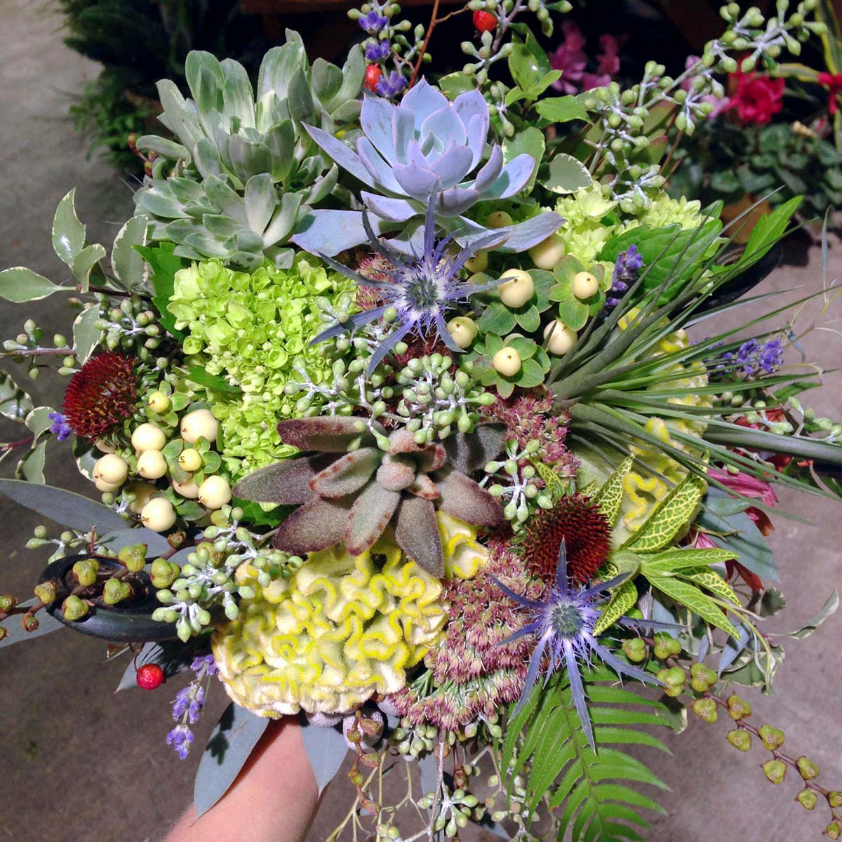 Succulent bouquet