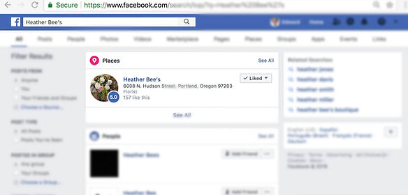 facebook screen shot to show steps to write a review on facebook step 2