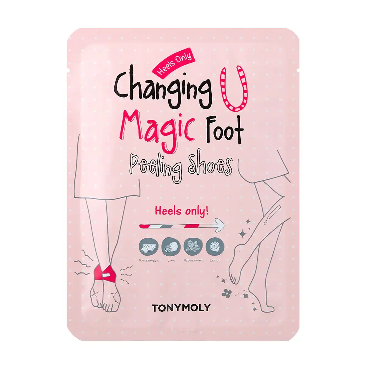 Changing U Magic Heel Peeling Shoes