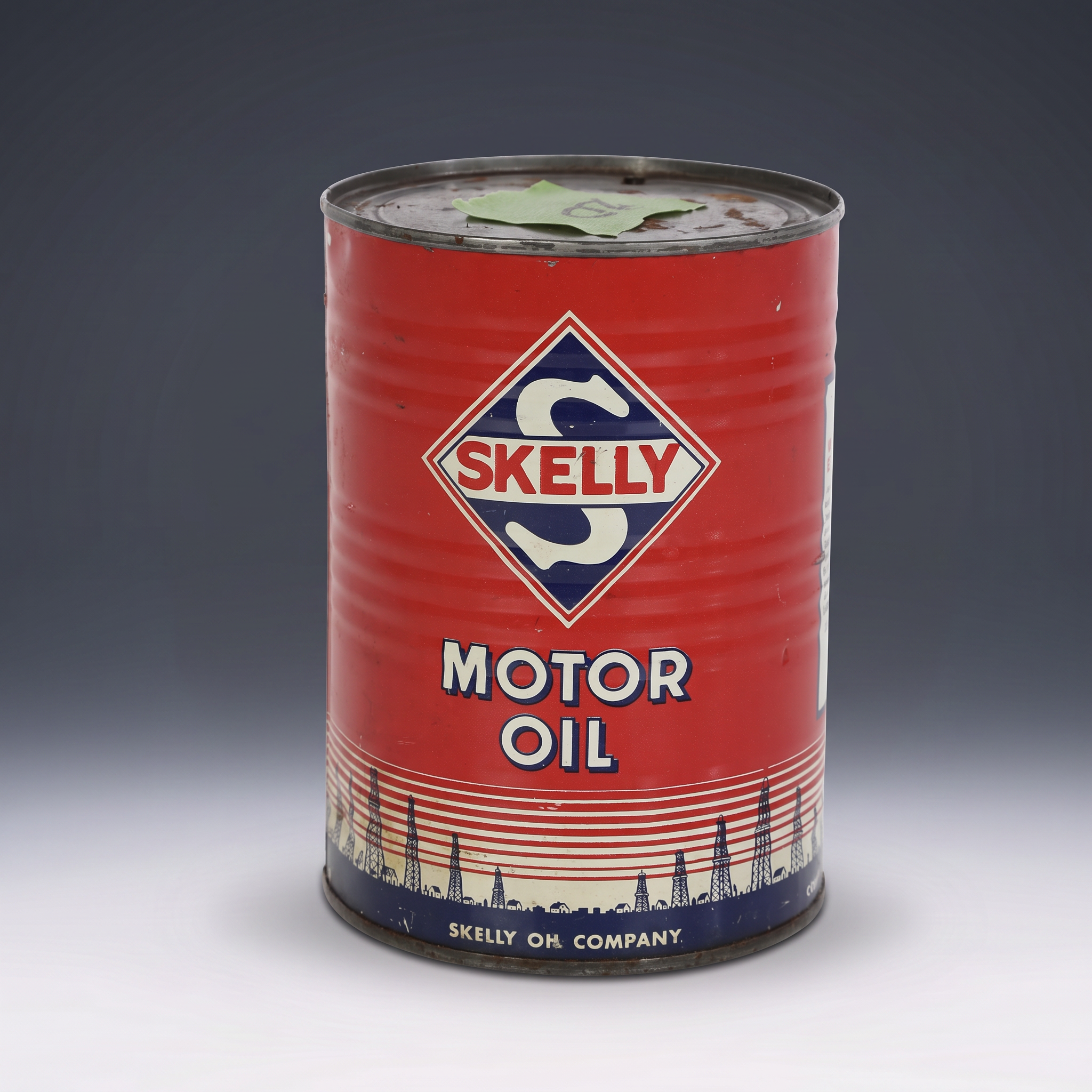 Lot 81: Vintage Skelly Motor Oil 1-Quart Can