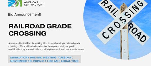 BID Announcement: Railroad Grade Crossing Improvements | P25-RAIL-00D