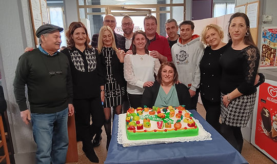 Una cassata gigante in onore di Gente del Sud