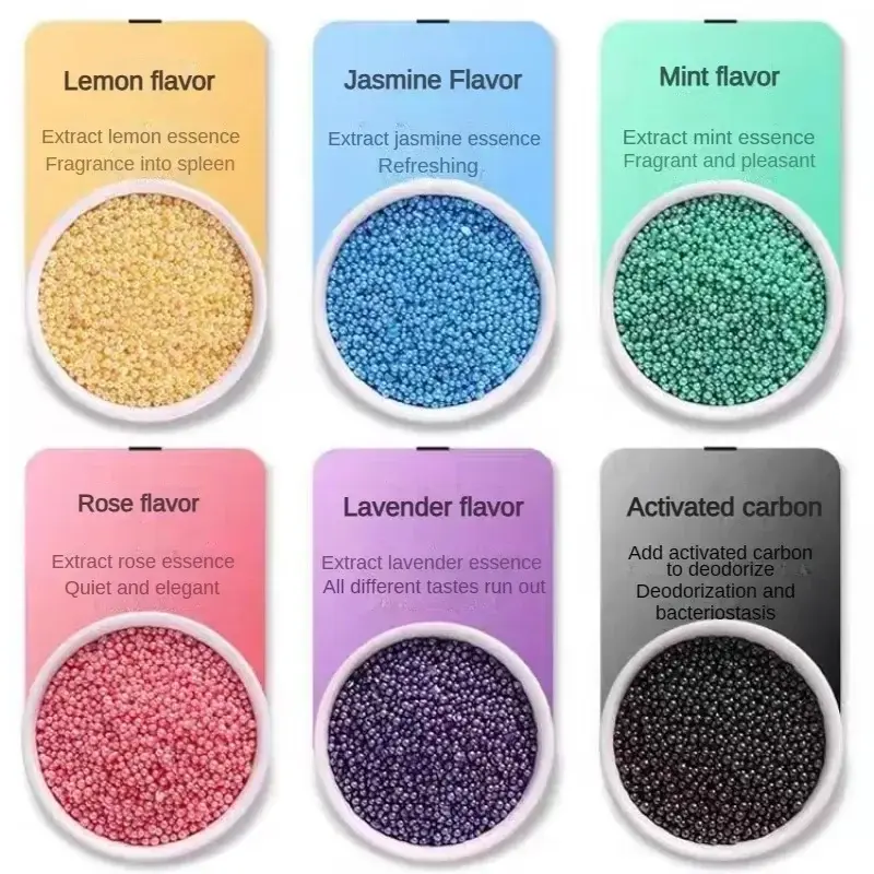 Thumbnail: Deodor Bead For Cats Toilet Absorb Deodorant Beads For Cat Litter Box 6 Flavors 