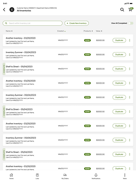 Tablet_All inventories_header sort.png