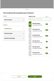 Tablet - Create New Inventory - Populate Inventory_ From Shopping List.png