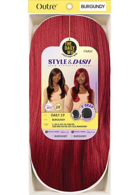Thumbnail: OUTRE THE DAILY WIG STYLE AND DASH LACE PART WIG - DAILY 19