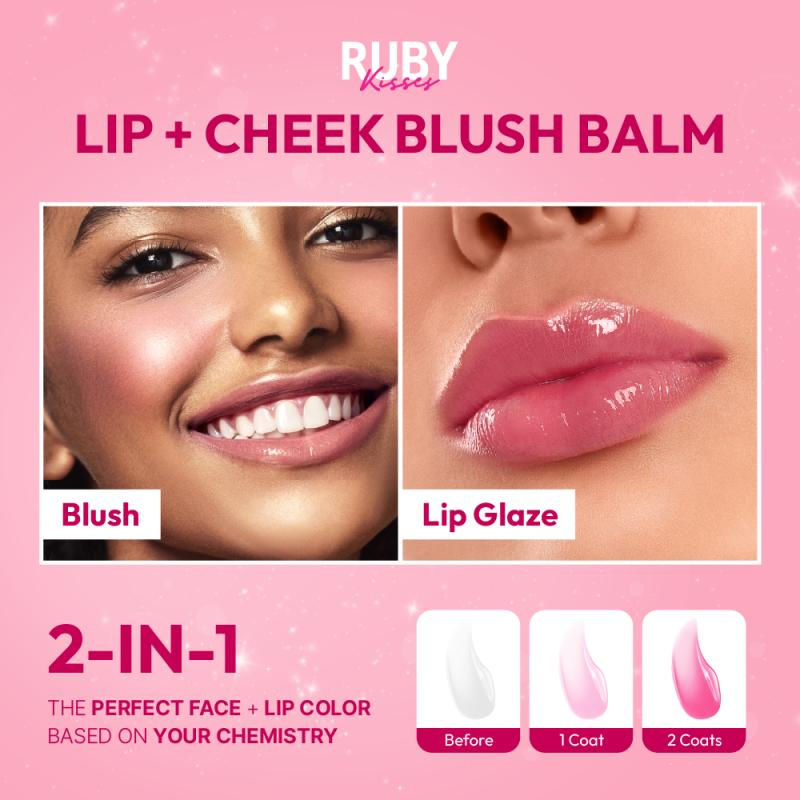 Thumbnail: RUBY KIESSES PH REACTIVE COLOR CHANGING LIP & CHEEK BALM
