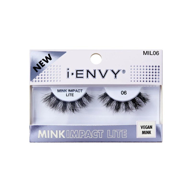 Thumbnail: I-ENVY MINK IMPACT LITE CLEAR BAND VEGAN FAUX MINK STRIP LASH [MIL04-06]