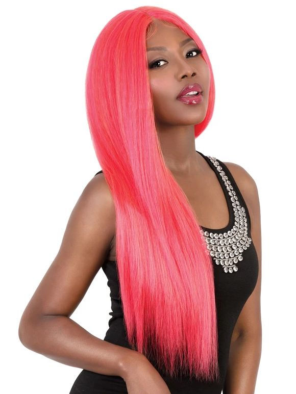 Thumbnail: SEDUCTION INVISIBLE LACE GLUELESS WIG WITH BABY ROSE SIGNATURE WIG - SHBL.JESSY
