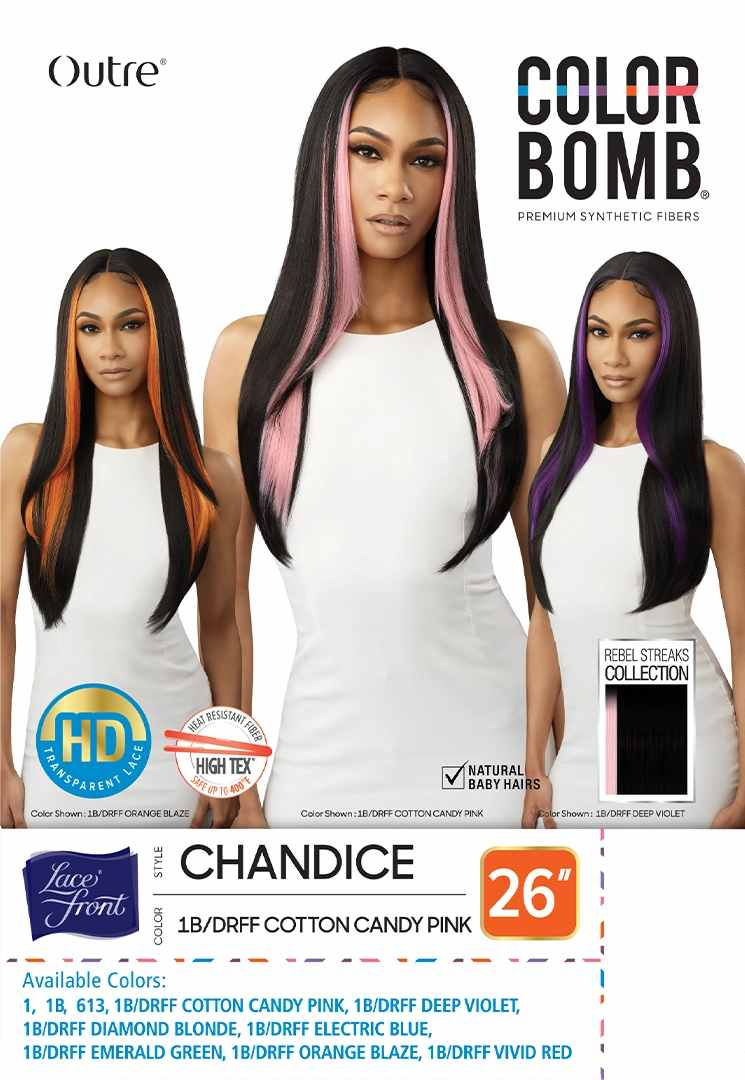 Thumbnail: OUTRE COLORBOMB HD LACE FRONT WIG - CHANDICE