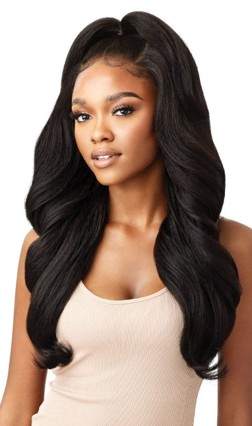 Thumbnail: OUTRE SYNTHETIC PERFECT HAIRLINE 13"X6" LACE FRONT WIG - JULIANNE 24″