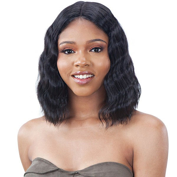 Thumbnail: MODEL MODEL LACE TO 5" DEEP PART LACE FRONT WIG - TRIPLE BARREL CURL 010