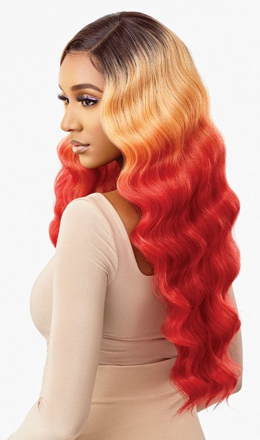 Thumbnail: OUTRE COLOR BOMB  HD TRANSPARENT LACE FRONT WIG - CELESTINE