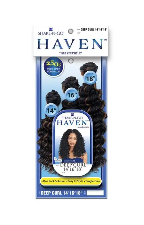 Thumbnail: SHAKE N GO HAVEN WEAVE - DEEP CURL 14" 16" 18"
