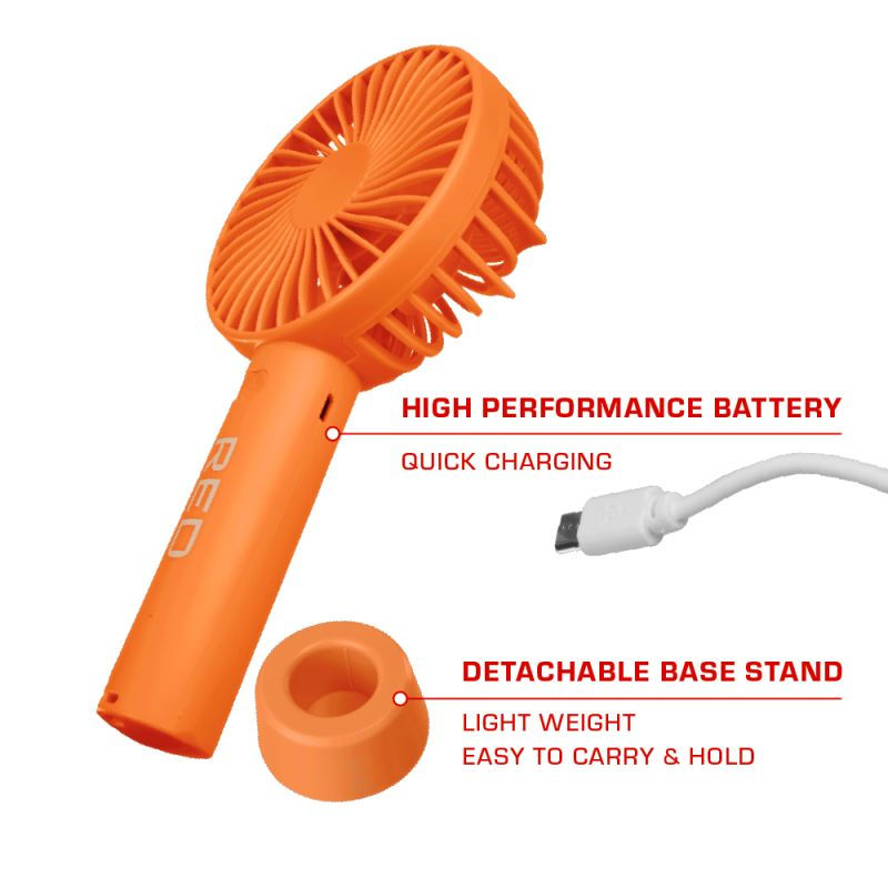 Thumbnail: RED BY KISS PORTABLE HANDHELD RECHARGEABLE BEAUTY FAN