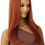 Thumbnail: OUTRE 5X5 LACE CLOSURE HUMAN HAIR BLEND HD LACE FRONT WIG - HHB-NATURAL YAKI 22