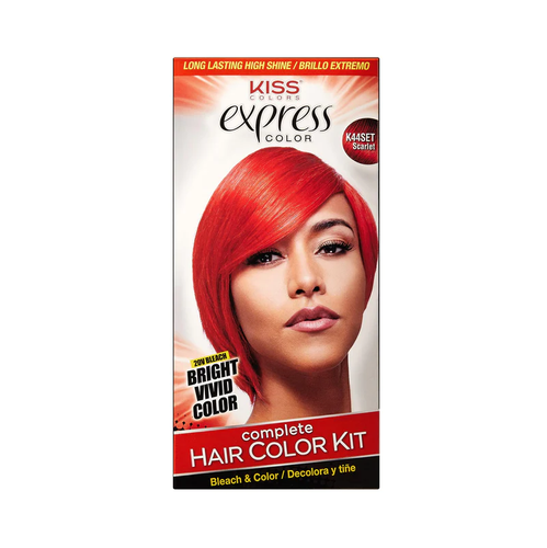 KISS COLORS & CARE EXPRESS COMPLETE HAIR COLOR KIT | Qfashionbeautysupply