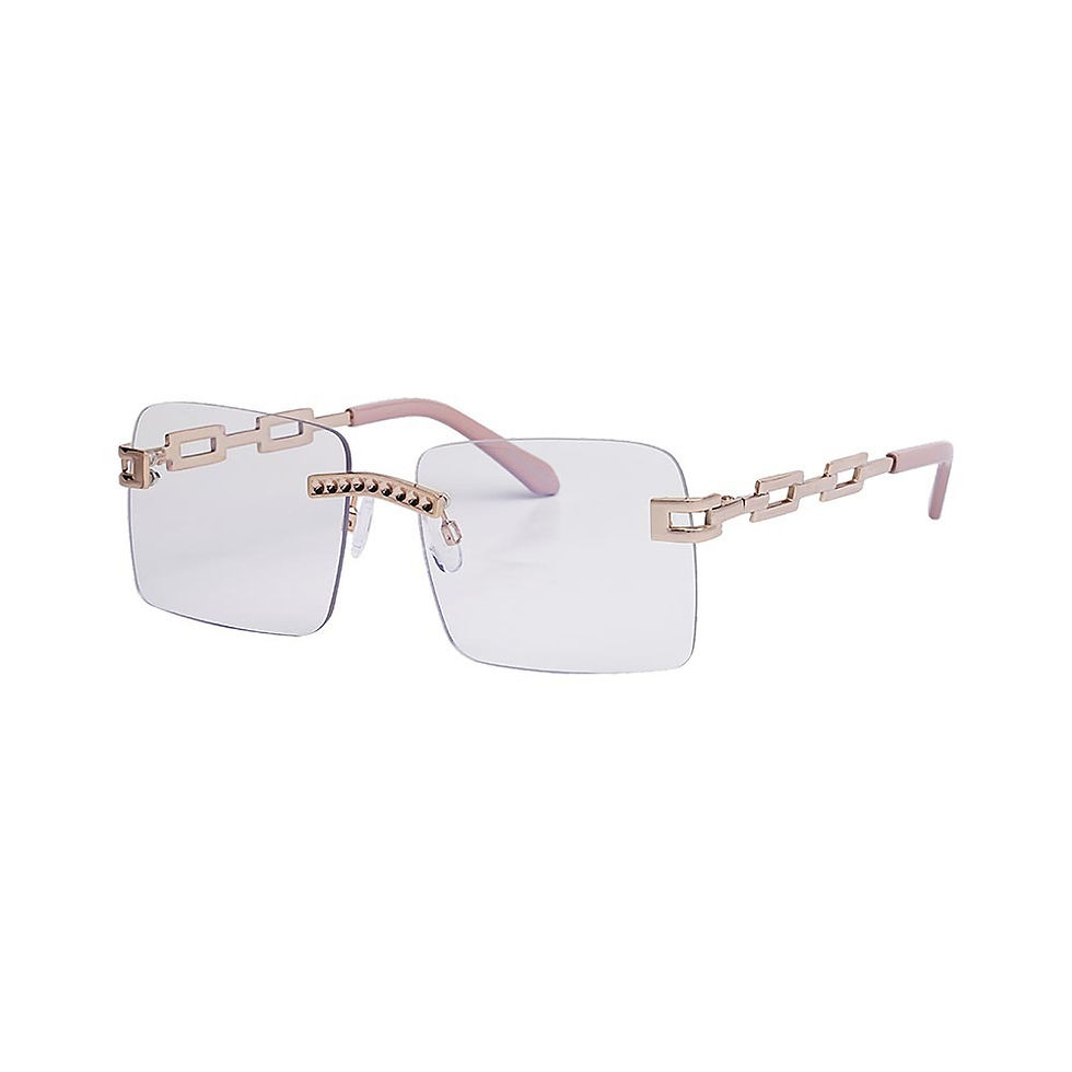 MAD SHADE RIMLESS CLEAR SHADES - SUN54 V2