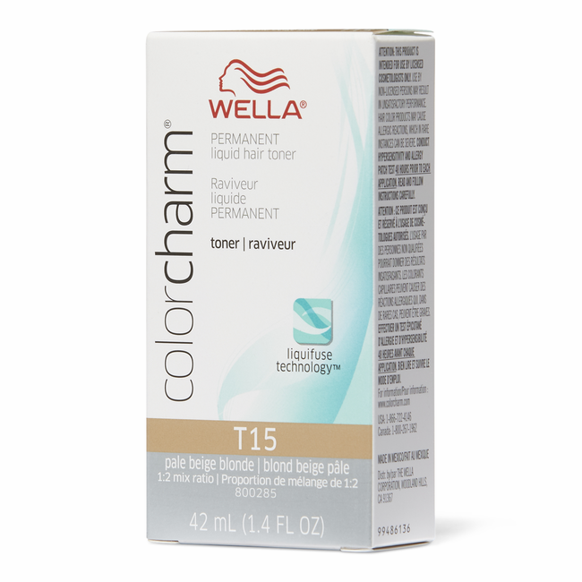 Thumbnail: WELLA COLOR CHARM PERMANENT LIQUID TONER 1.4oz