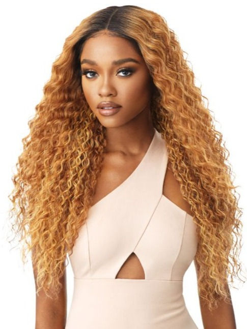 OUTRE SYNTHETIC MELTED HAIRLINE DELUXE WIDE LACE FRONT WIG - ANTONELLA