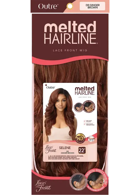 Thumbnail: OUTRE MELTED HAIRLINE SYNTHETIC HD LACE FRONT WIG - SELENE