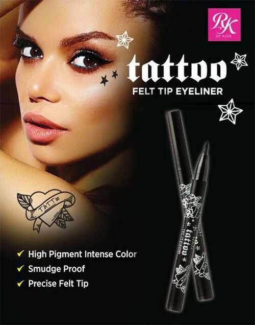 Thumbnail: RK BY KISS TATTOO REGULAR FELT TIP EYELINER