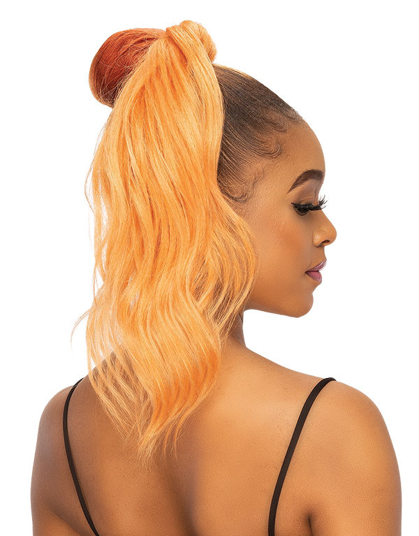 Thumbnail: JANET COLLECTION REMY ILLUSION PONYTAIL - GARNET