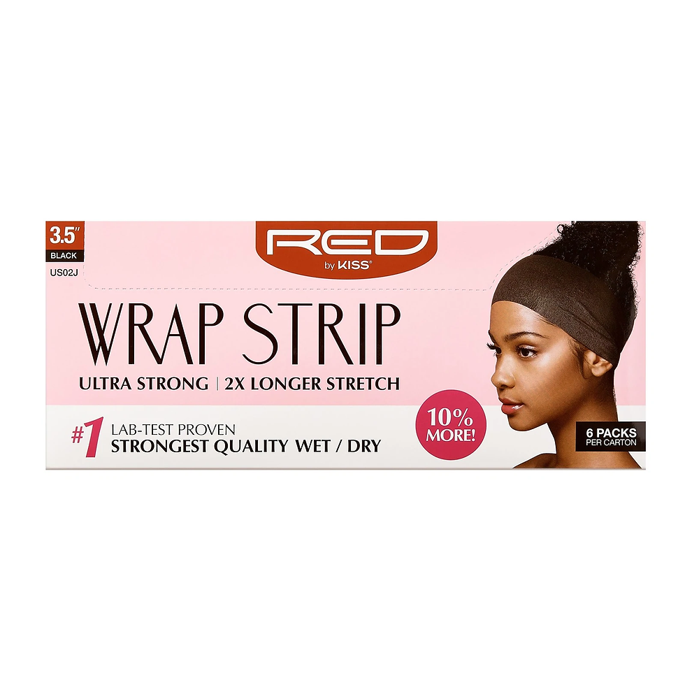 Thumbnail: RED BY KISS WRAP STRIPS BLACK 3.5" 44 STRIPS