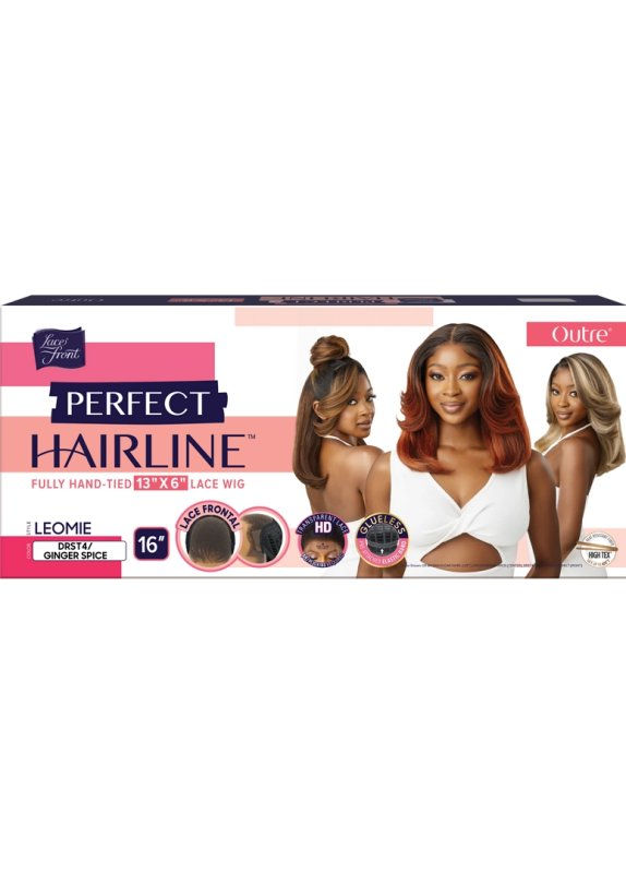 Thumbnail: OUTRE PERFECT HAIRLINE FULLY HAND-TIED 13X6 HD LACE FRONT WIG - LEOMIE