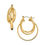 Thumbnail: RED BY KISS GLAM TRIPLE HOOP EARRINGS - JE510