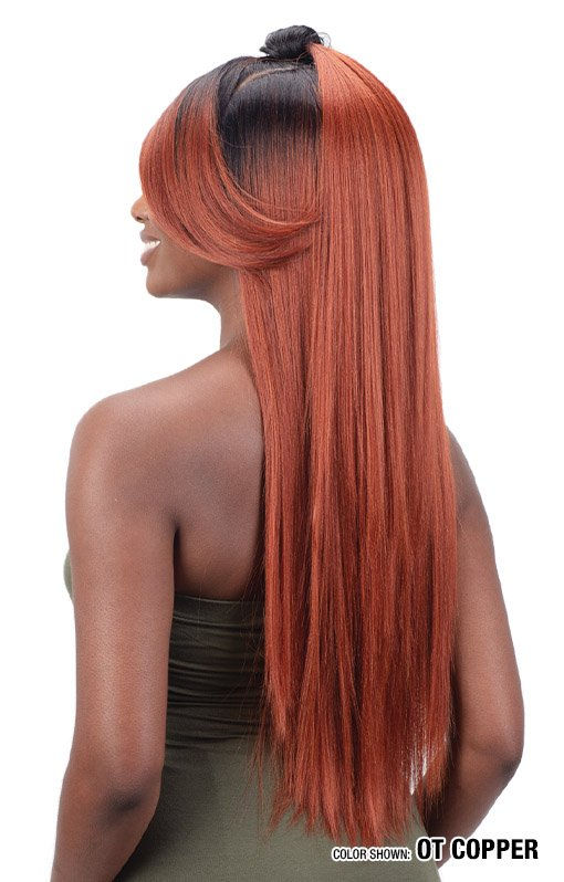 Thumbnail: SHAKE N GO FREETRESS EQUAL HALF UP 13X5 HD ILLUSION LACE FRONTAL WIG - HDL 10