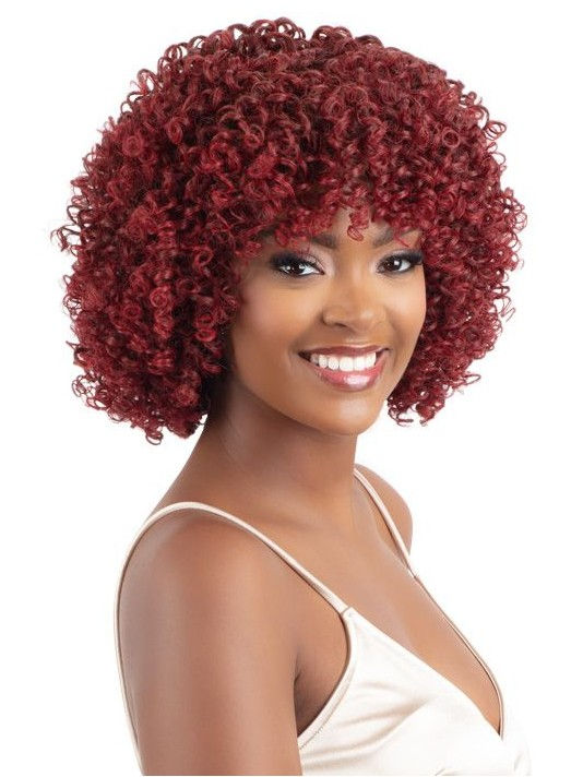Thumbnail: SHAKE N GO HUMAN HAIR BLEND HD LACE FRONT LEGACY WIG - ALEXANDRIA