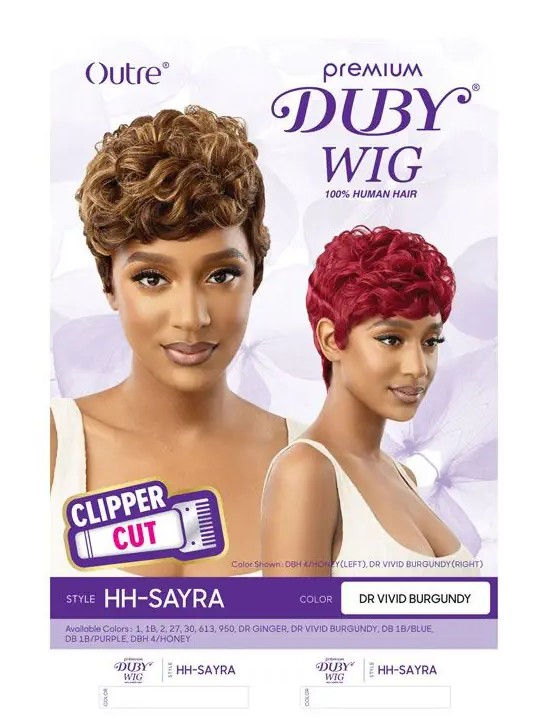 Thumbnail: OUTRE PREMIUM DUBY 100% HUMAN HAIR CLIPPER CUT  WIG - SAYRA