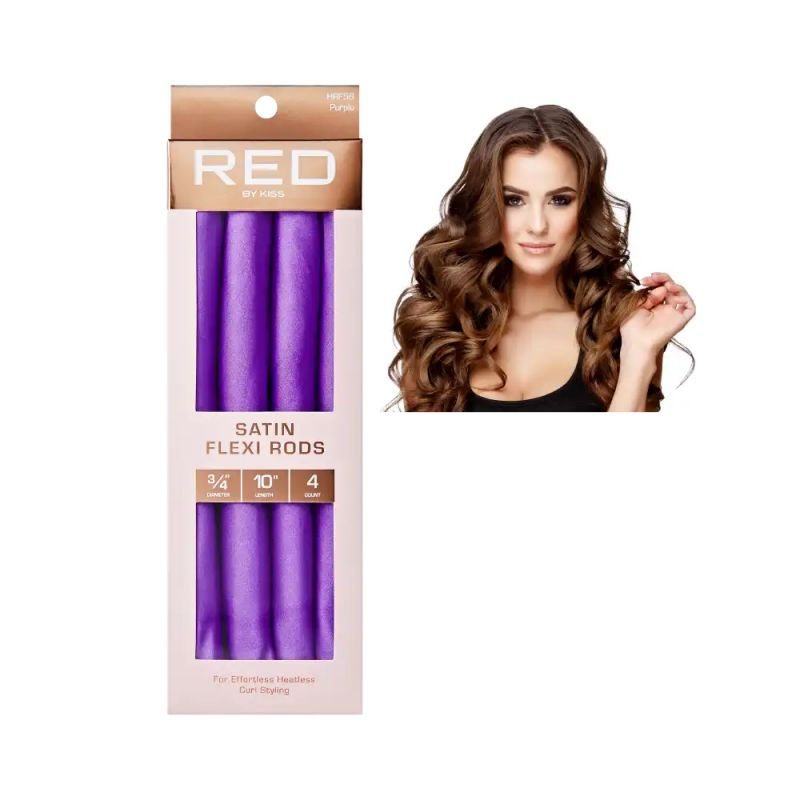 Thumbnail: RED BY KISS HEATLESS CURLING SILKY SATIN FLEXI RODS