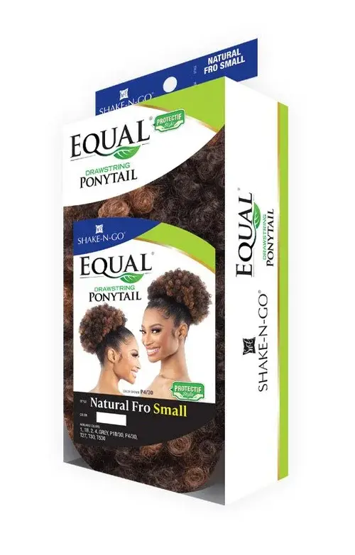 Thumbnail: SHAKE N GO FREETRESS EQUAL DRAWSTRING PONYTAIL - NATURAL FRO SMALL
