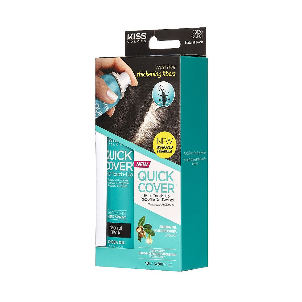 Thumbnail: KISS COLOR & CARE QUICK COVER ROOT TOUCH-UP FIBER SPRAY
