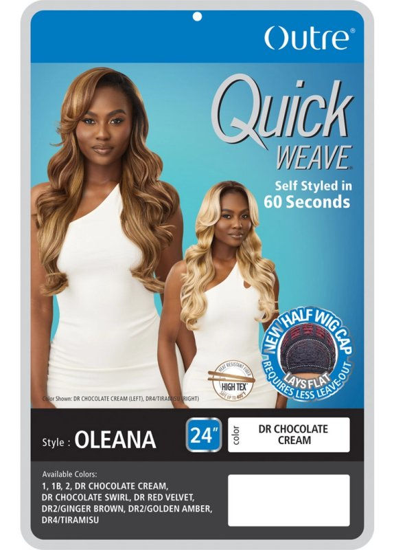 Thumbnail: OUTRE QUICK WEAVE SYNTHETIC HALF WIG - EANA
