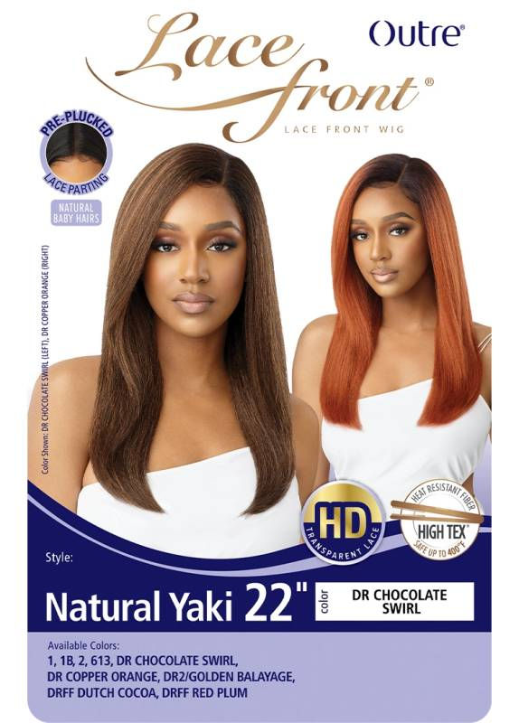 Thumbnail: OUTRE LACEFRONT HD LACE WIG - NATURAL YAKI 22"